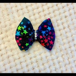 Multicolored star MINI Bow (2 pack)